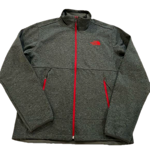 The North Face Other - The North Face TNF Soft Shell Jacket Mens Medium Gray Full Zip